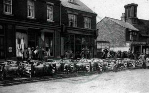 Thursday Cattle Market, Fenny Stratford c1914