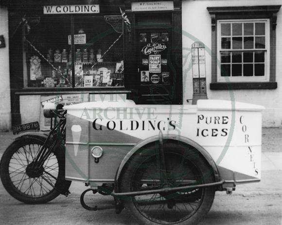 Golding's mobile ice cream sales, Fenny Stratford pre-1953
