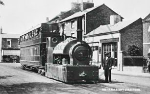 The Wolverton & Stony Stratford tram in Stony Stratford