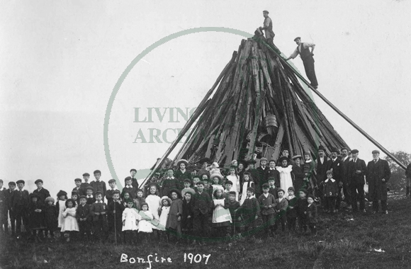 Bonfire at Wolverton Recreation Ground 1907