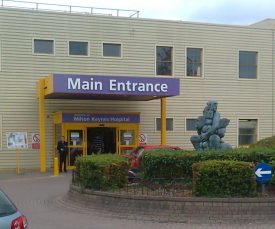 MK hospital main entrance