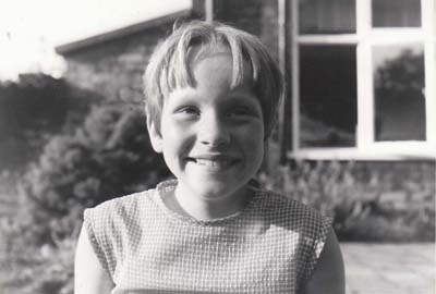 Close up of me aged ten smiling