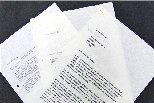 Letters sent during the 'All Change' research period.