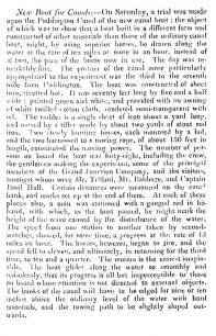Northampton Mercury - Canals seek improved performance in the face of competition from railways (1832).