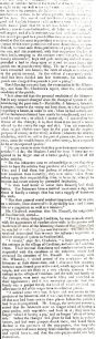 Northampton Mercury - Transcript of an extract from an 'examination of the changes in the personal conditions and expectations of labourers by Mr. Whateley and Mr. Chadwick (1834).