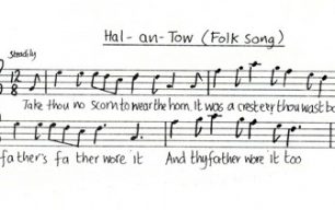 All Change 'Hal-An-Tow' music and lyrics (Interval).