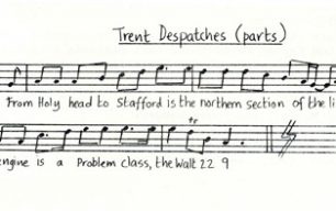 All Change 'The Trent Despatches' music and lyrics (Act 2 - Sc.7).