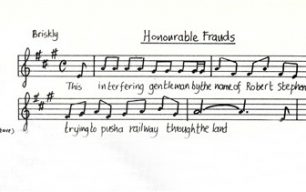 All Change 'Honourable Frauds' music and lyrics (Act 1- Sc.4).