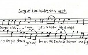All Change 'Song of the Wolverton Week' music and lyrics (Act 1 - Sc.10).