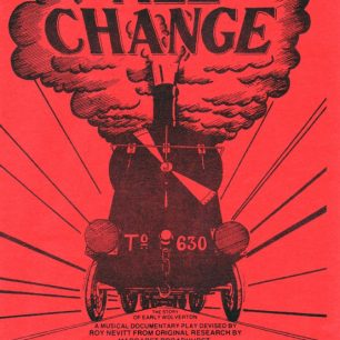 Programme front cover, Stantonbury Theatre revival of 'All Change' (1985).
