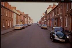Colour photograph of Church Street Wolverton.