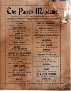 The Parish Magazine, Newport Pagnell Issue no.232 (April 1911)