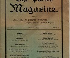 The Parish Magazine, Newport Pagnell issue no.272 (August 1914)