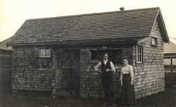 Robert & Minnie Hall's Wooden hut