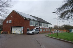 Exterior of Bletchley RUFC Clubhouse