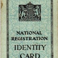 National Registration Identity Card for Ellen B A Green