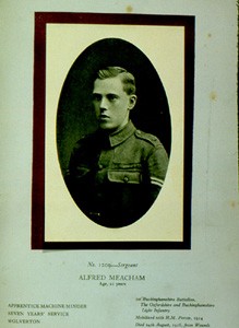 Slide of Sergeant Alfred Meacham.
