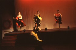 Slide of can-can dancers