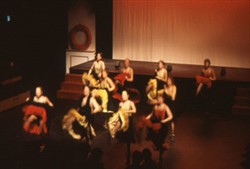 Slide of female dancers