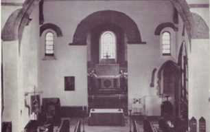 Postcard of The Nave of All Saints' Church, Brixworth, Northants