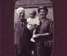 Photograph of Elderly couple with baby