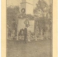 Front cover from a leaflet on Wolverton's cenotaph