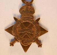 World War One 1914-1915 Star awarded to 4th Class Artificer Harold Godwin.