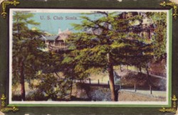 Photographic postcard "U.S. Club Simla"
