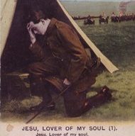 Illustrated postcard "JESU LOVER OF MY SOUL (1)