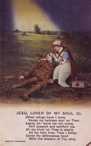 Illustrated postcard "JESU LOVER OF MY SOUL (2)"