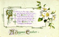Postcard "A Joyous Easter"