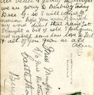 Reverse of postcard "from Charlton"