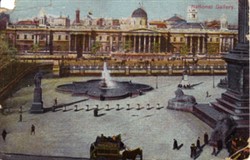 Illustrated postcard "National Gallery"
