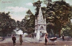 Photographic postcard "Regents Park"
