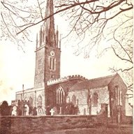 Photographic postcard "Kings Sutton Church"