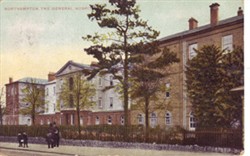 Photographic postcard "Northampton General Hospital"