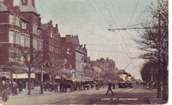 Photographic postcard "Lord St Southport"
