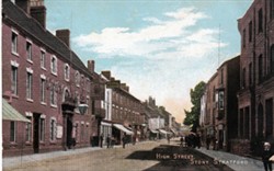Postcard of the High Street, Stony Stratford