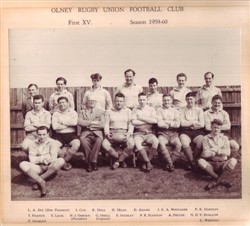 Olney RFC 1st XV team 1959-60