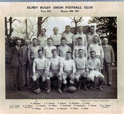Olney RFC 1st XV team 1946-47