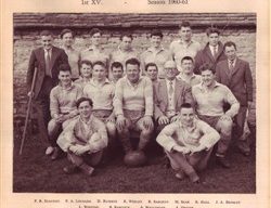 Olney RFC 1st XV team 1960-61