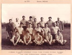 Olney RFC 1st XV team 1963-64