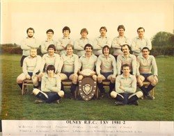 Olney RFC 1st XV 1981-82