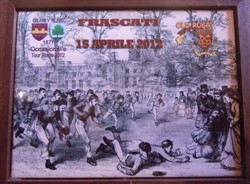 Olney Rugby Football Club 1877: ceramic tile commemorating the Occasionals' Tour to Rome 2012