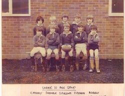 Olney RFC Under 10 Age Group 1976-77