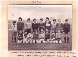 Olney RFC young players 1973-74