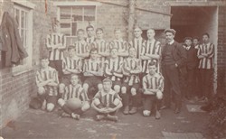 Olney Juniors team possibly in 1907-08 or 1908-09