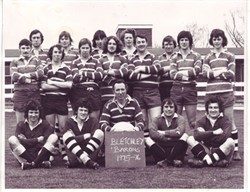 Bletchley Barons Team Photograph 1975-76