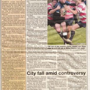 Articles from the Citizen sports pages, 23 March 2007