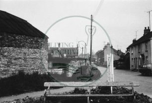 Photograph of Old Bradwell road junction (1971).